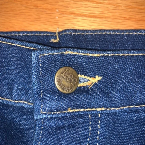 Vintage 60's 70s LEE RIDERS Selvedge Denim Sanforized Workers Union Made Jeans - Picture 6 of 10